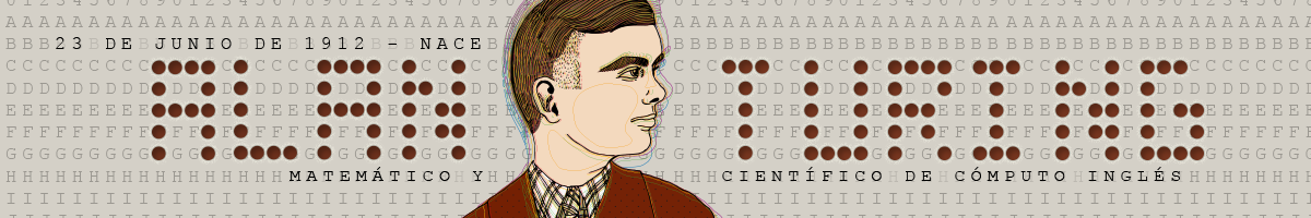 23 de junio de 1912 - Nace Alan Turing, matemático, criptógrafo y científico de cómputo inglés. Clic para leer el articulo conmemorativo de Alan Turing