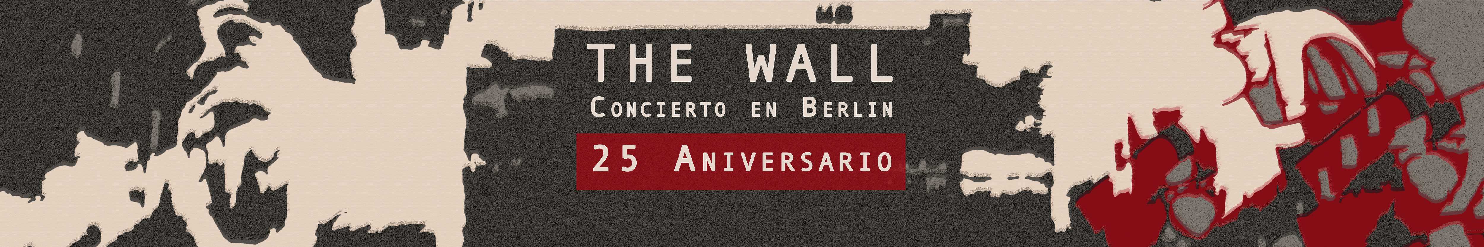 21 de julio de 1990 – Se lleva a cabo el concierto de The Wall en Berlín (25 aniversario) Ilustración con elementos del concierto de 1990