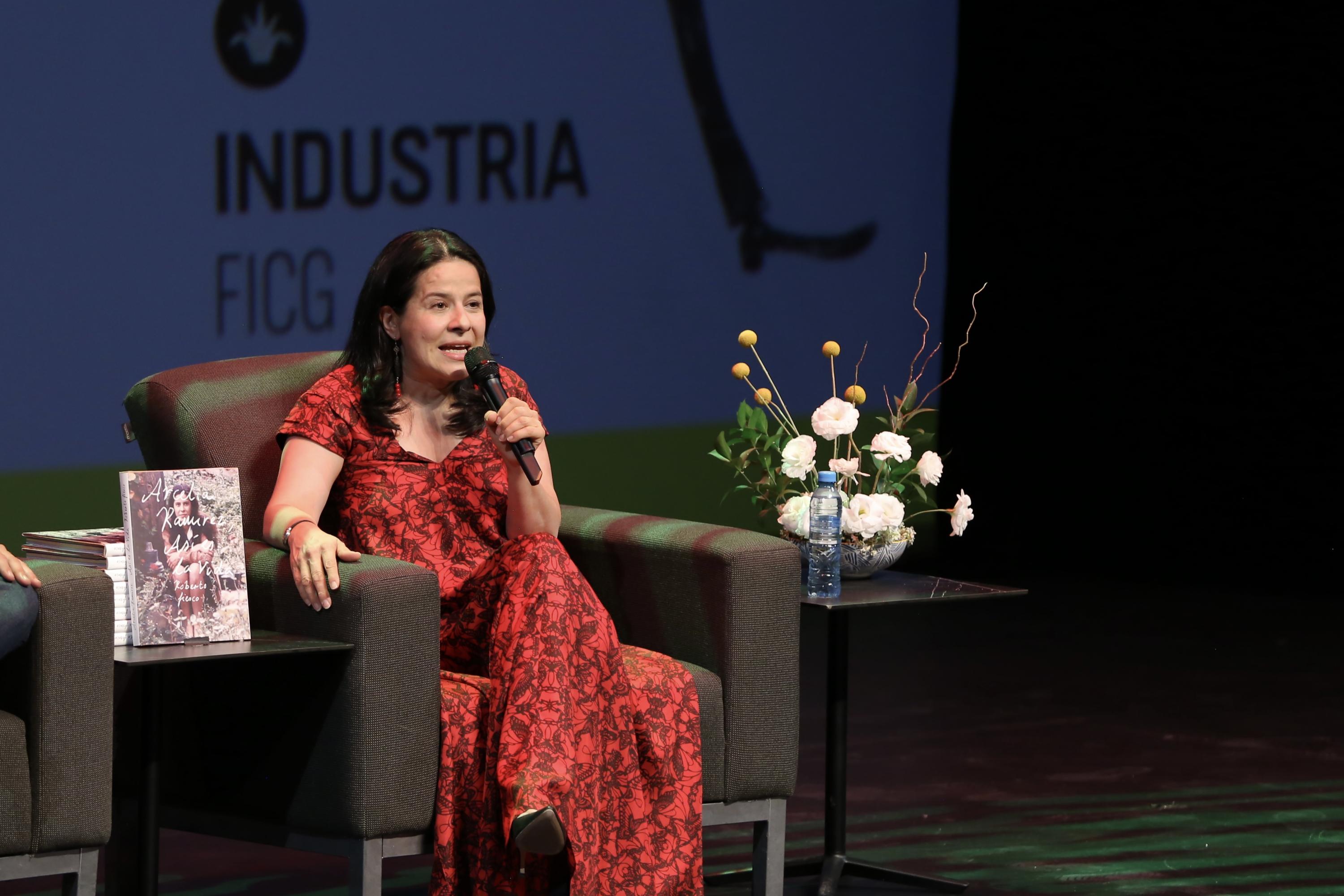 En el marco del FICG-38 la primera actriz reconocida con el Mayahuel de Plata al Cine Mexicano, hizo un recorrido por su carrera de teatro, cine y televisión a lo largo de casi cuatro décadas