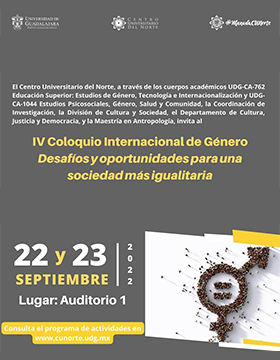 Iv Coloquio Internacional De G Nero Universidad De Guadalajara