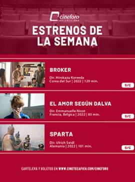 Cartel de los estrenos del Cineforo Universidad, del 16 al 23 de agosto Cartel de los estrenos del Cineforo Universidad, del 16 al 23 de agosto