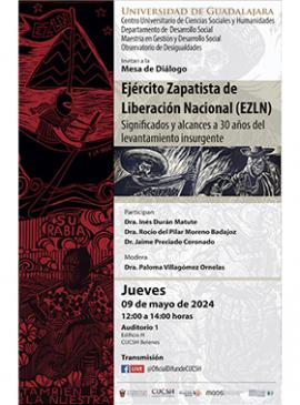 Cartel de la Mesa de diálogo: Ejército Zapatista de Liberación Nacional (EZLN) Cartel de la Mesa de diálogo: Ejército Zapatista de Liberación Nacional (EZLN)