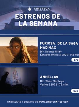 Cartel de los estrenos de la Cineteca FICG Cartel de los estrenos de la Cineteca FICG