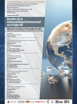 Cartel del Encuentro: Desafíos de la Gobernabilidad Internacional en el siglo XXI Cartel del Encuentro: Desafíos de la Gobernabilidad Internacional en el siglo XXI