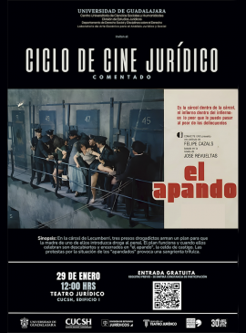 Cartel del Ciclo de cine con la proyección de la película: El Apando Cartel del Ciclo de cine con la proyección de la película: El Apando