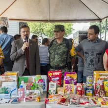 Rector General de la Universidad de Guadalajara (UdeG) participando en el Plan UdeG Emergencia Nacional