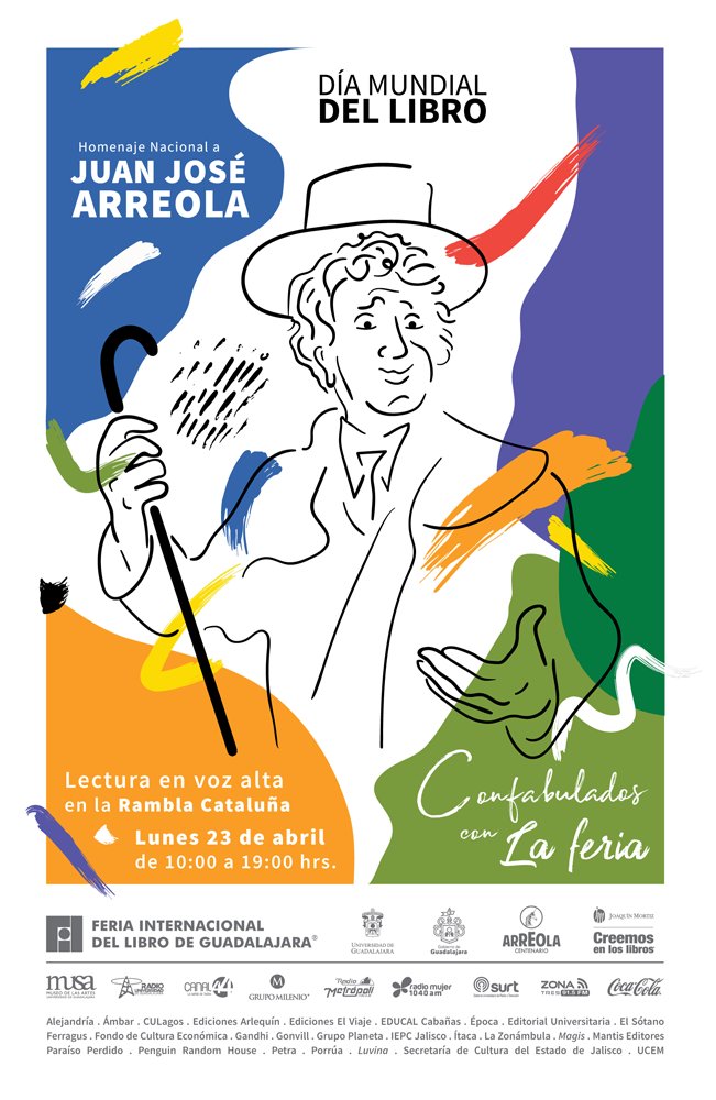 Homenaje Nacional a Juan Jose Arreola- 23 de abril de 2018