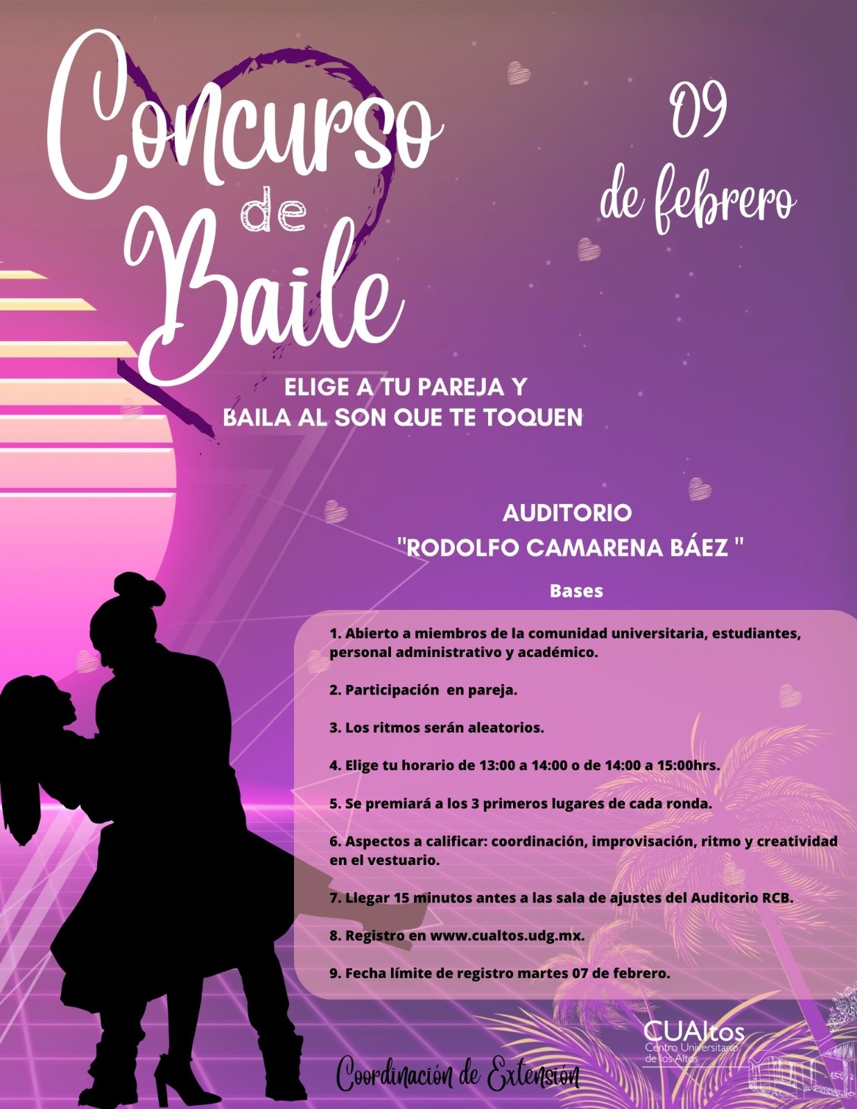 Concurso De Baile Del Amor Y Amistad Universidad De Guadalajara