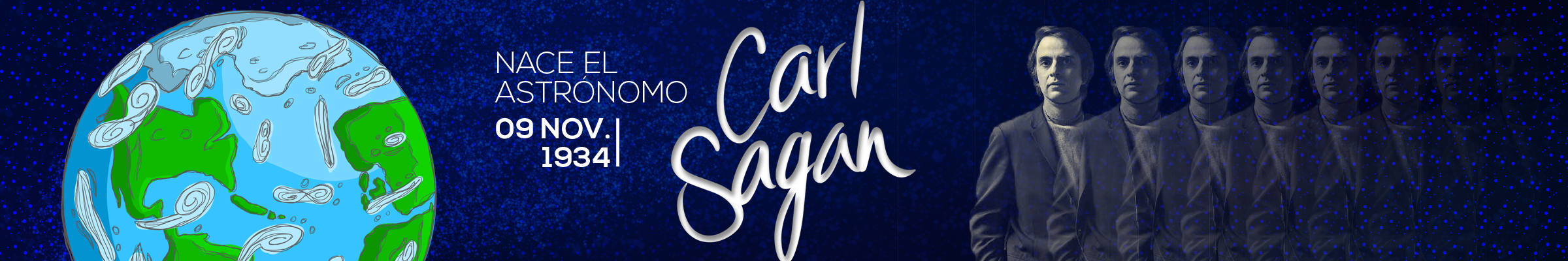 9 de noviembre de 1934 - Nace el astrónomo Carl Sagan 9 de noviembre de 1934 - Nace el astrónomo Carl Sagan
