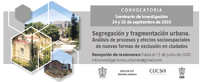 Seminario de Investigación "Segregación y fragmentación urbana. Análisis de procesos y efectos socioespaciales de nuevas formas de exclusión en ciudades"