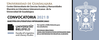 Maestría en Literaturas Interamericanas, convocatoria 2021B