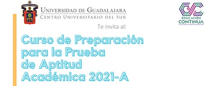 Curso de preparación para la Prueba de Aptitud Académica 2021A