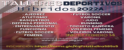 Talleres Deportivos Híbridos 2022A del CUTonalá