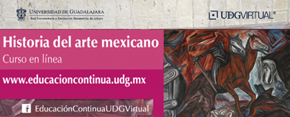Cartel del Curso en línea: Historia del arte mexicano