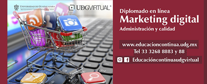 Cartel de Diplomado en línea: Marketing digital