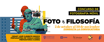 Cartel del Concurso de fotografía móvil: “Foto y Filosofía”
