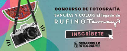 Cartel del Concurso de fotografía: Sandías y Color: El legado de Rufino Tamayo