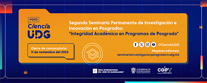 Cartel del Segundo Seminario Permanente de Investigación e Innovación en Posgrados