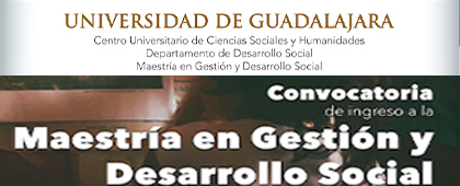 Cartel de la Convocatoria de ingreso a la Maestría en Gestión y Desarrollo Social, promoción 2024-2026