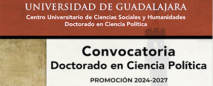 Cartel del Doctorado en Ciencia Política, promoción 2024-2027