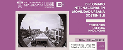 Cartel del Diplomado Internacional en Movilidad Urbana Sostenible