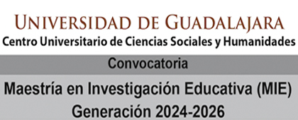 Cartel de la Maestría en Investigación Educativa (MIE), generación 2024-2026