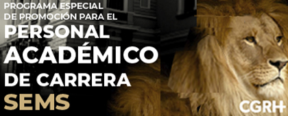 Cartel del Programa especial de promoción para personal académico de carrera y técnicos académicos (medio tiempo y tiempo completo) adscritos al Sistema de Educación Media Superior