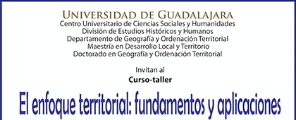 Cartel del Curso-taller: El enfoque territorial: fundamentos y aplicaciones