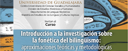 Cartel del Curso: Introducción a la investigación sobre la fonética del bilingüismo