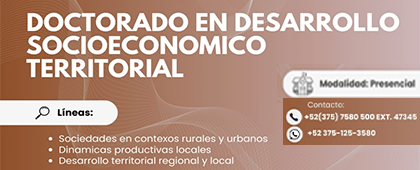 Cartel del Doctorado en Desarrollo Socioeconómico Territorial