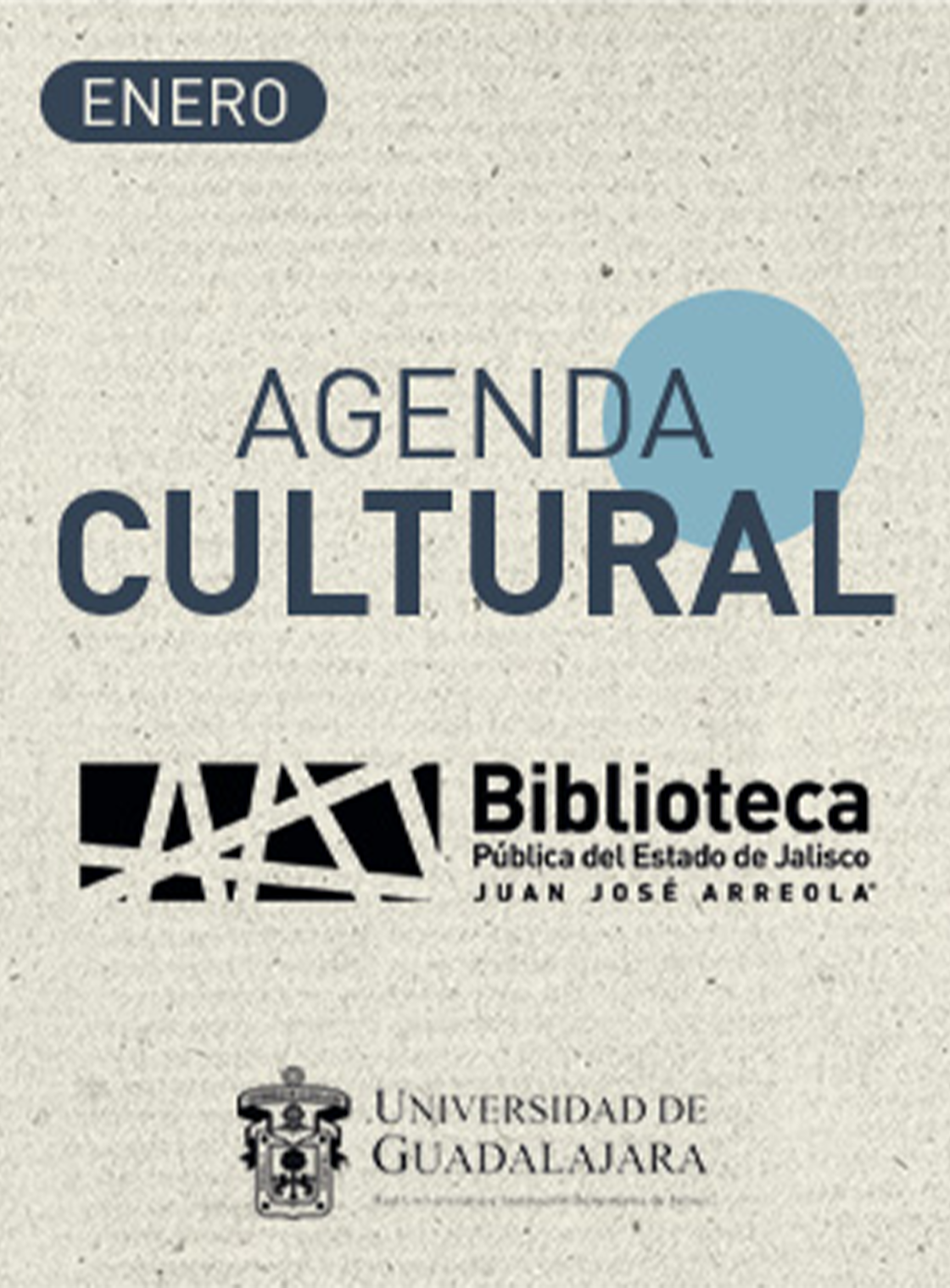 Programación cultural del mes de ENERO de la Biblioteca Pública del Estado de Jalisco