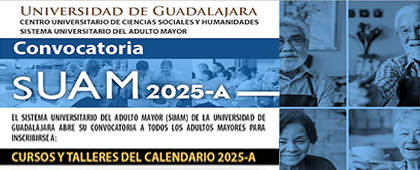 Cartel de la Convocatoria SUAM 2025A