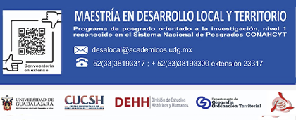 Cartel de la Maestría en Desarrollo Local y Territorio. Generación 2025-2027