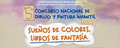 Cartel del 5° Concurso Nacional de Dibujo y Pintura Infantil 2025