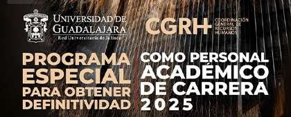 Cartel de la convocatoria: Programa especial para obtener la definitividad como Personal Académico de Carrera 2025