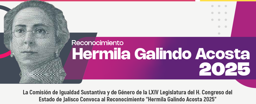 Cartel de la convocatoria Reconocimiento Hermila Galindo Acosta 2025