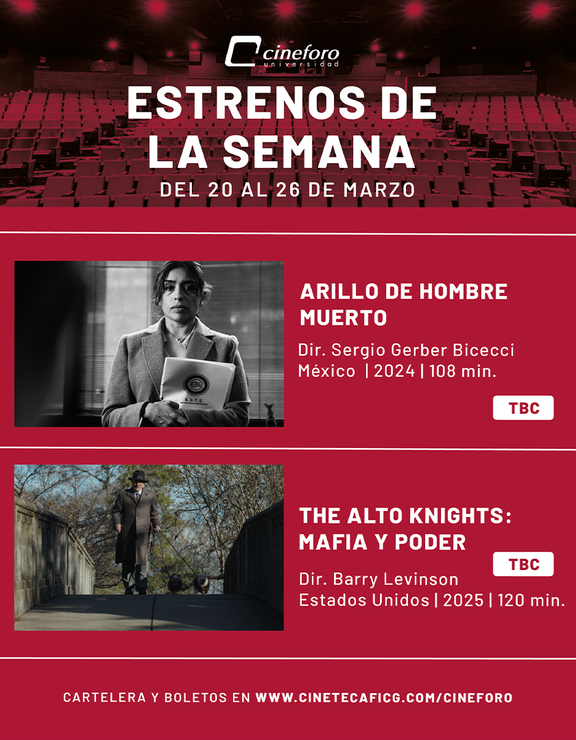 Cartelera del Cineforo Universidad