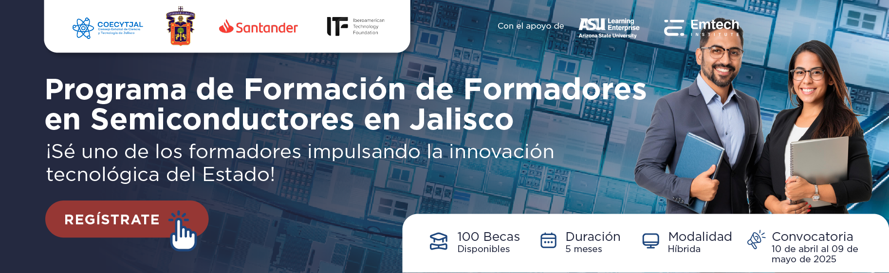 Programa de Formación de Formadores en Semiconductores en Jalisco