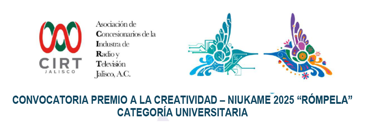 Cartel del Premio a la Creatividad Niukame 2025 "RÓMPELA", categoría universitaria