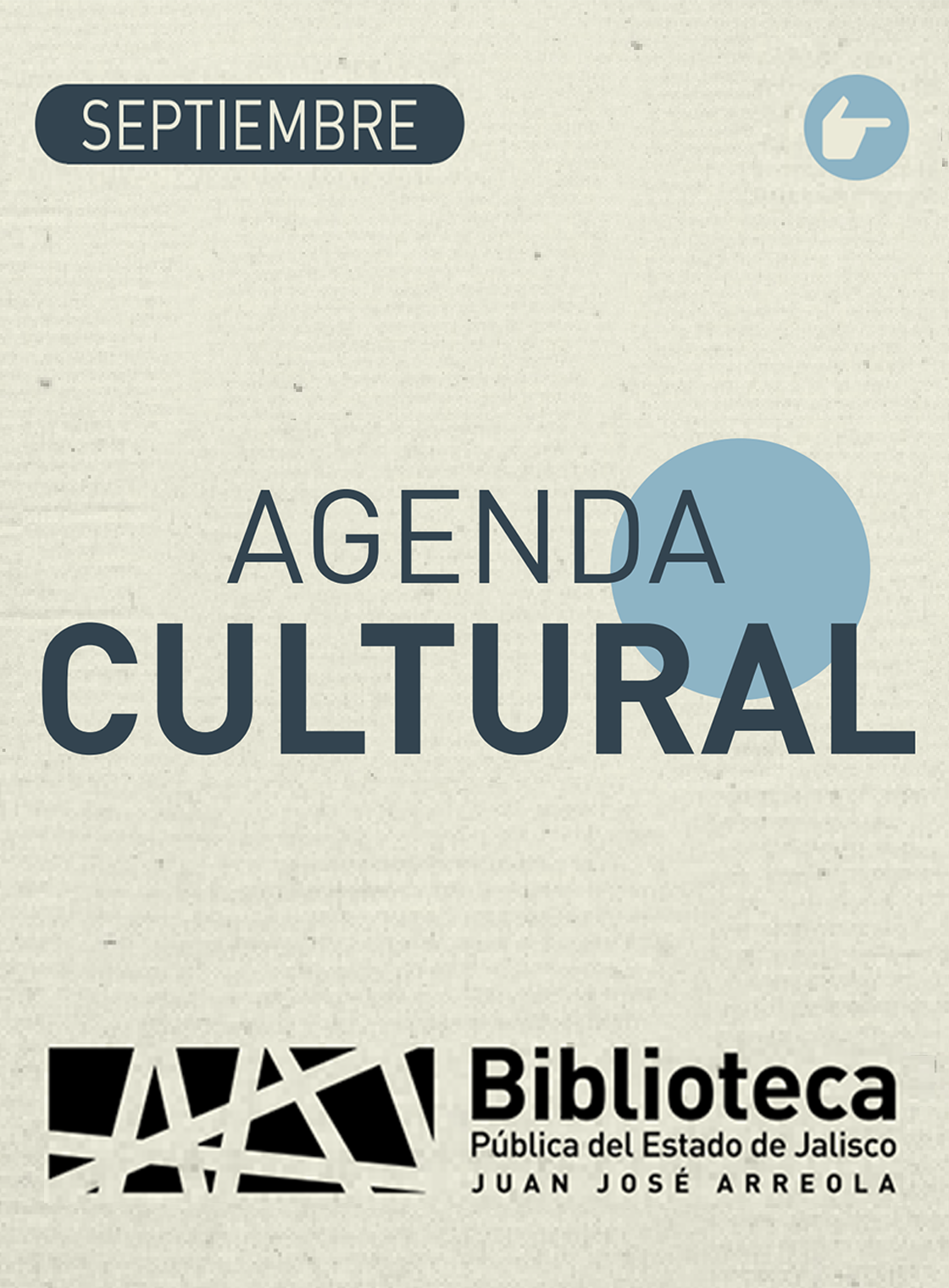 Programación cultural del mes de SEPTIEMBRE de la Biblioteca Pública del Estado de Jalisco