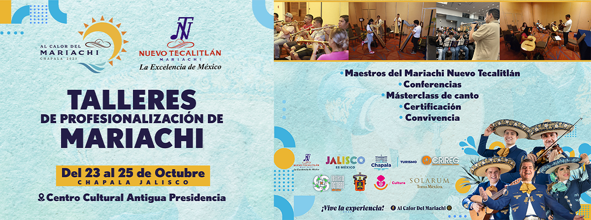 Cartel de los Talleres de profesionalización de mariachi