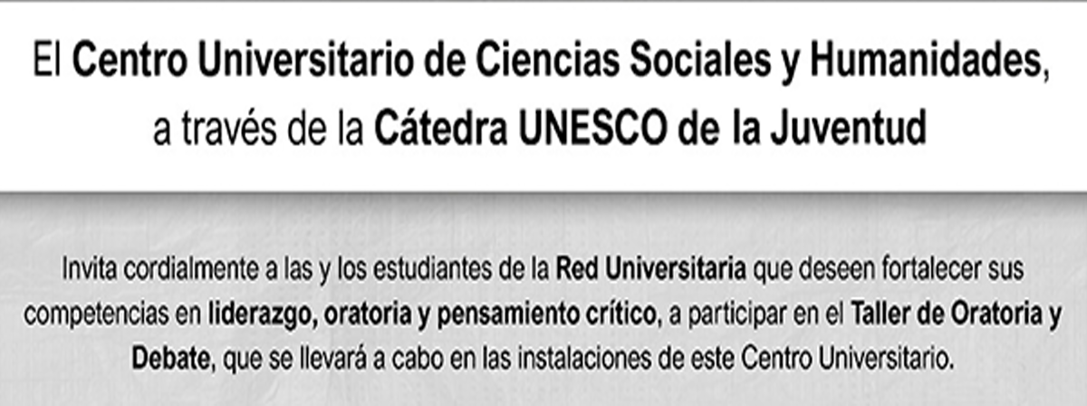 Cartel del Taller de Oratoria y Debate