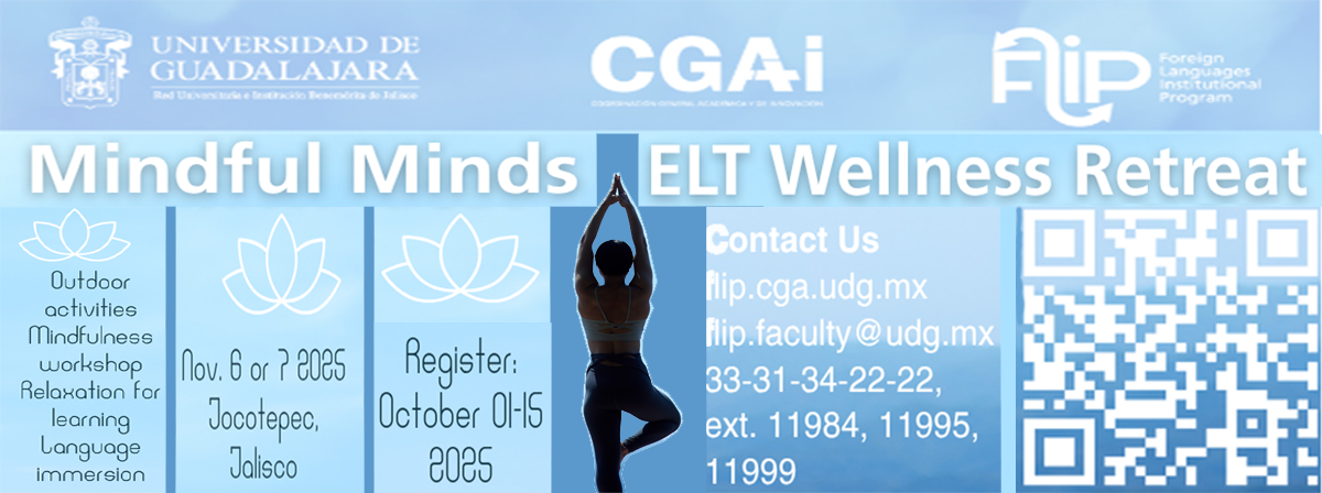 Cartel de la Jornada de Formación "Mindful Minds: ELT Wellness Retreat" 2025