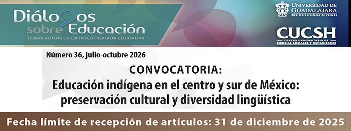 Cartel Participa con un artículo en la revista Diálogos sobre Educación, número 36, julio-octubre 2026.