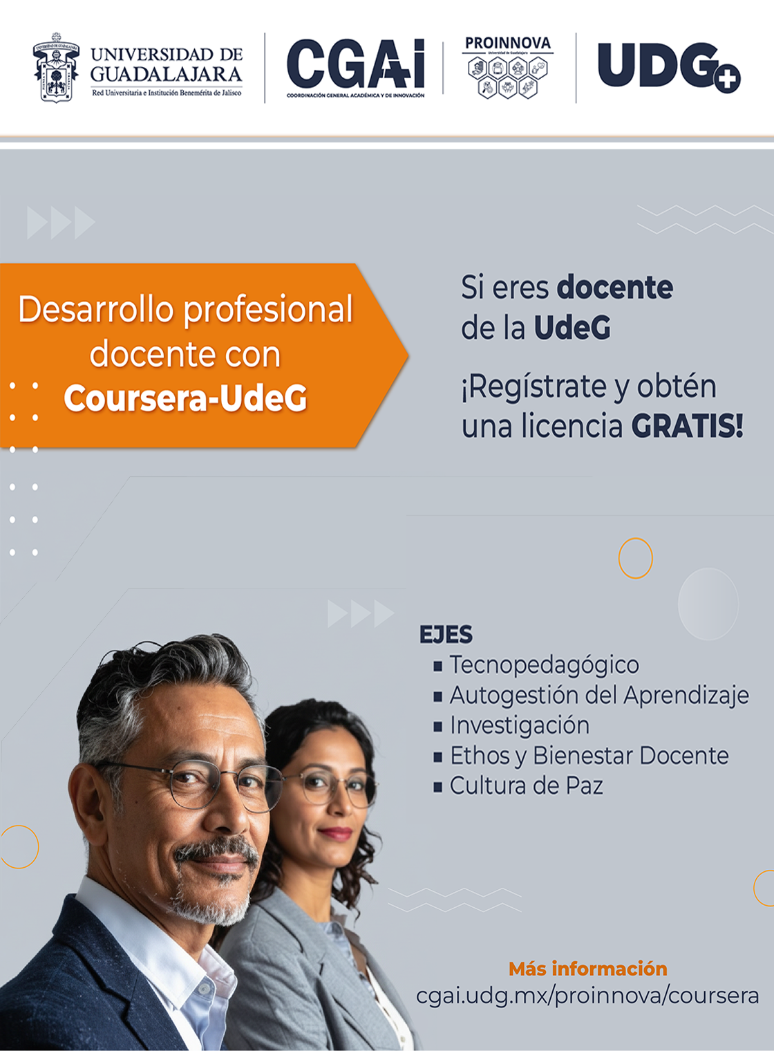 Desarrollo profesional docente con Coursera-UdeG