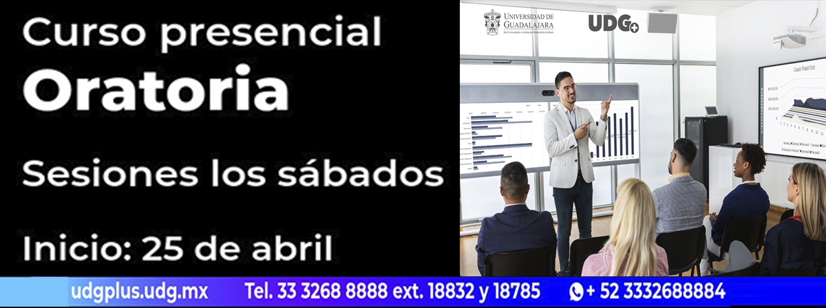 Cartel del Curso presencial: Oratoria