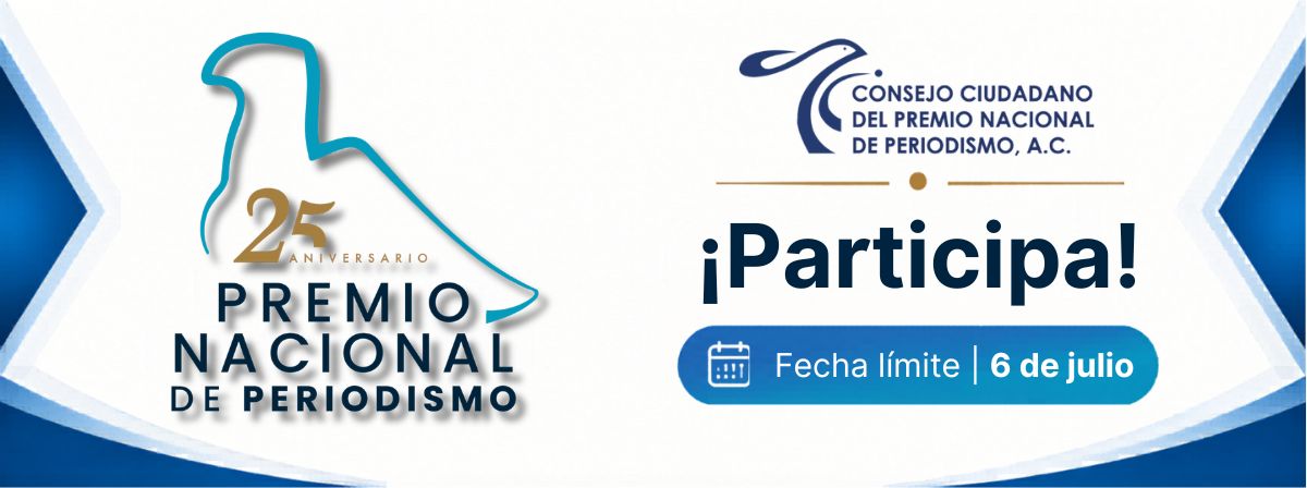 Cartel del Premio Nacional de Periodismo 2025