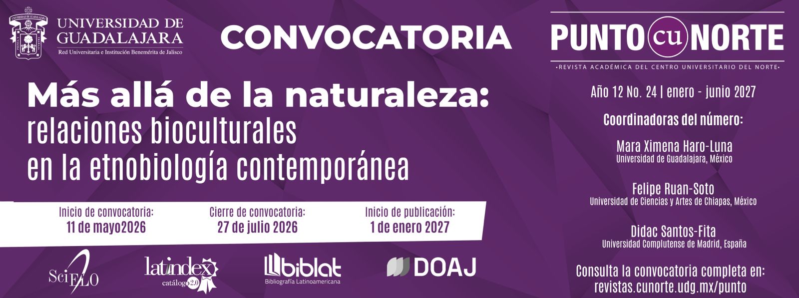 Cartel Participa en el número 24 de la revista académica Punto CUNorte