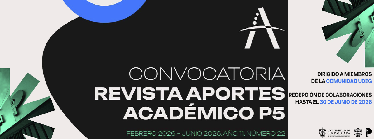 Cartel de la convocatoria para participar en la revista Aportes Académicos P5, número 22