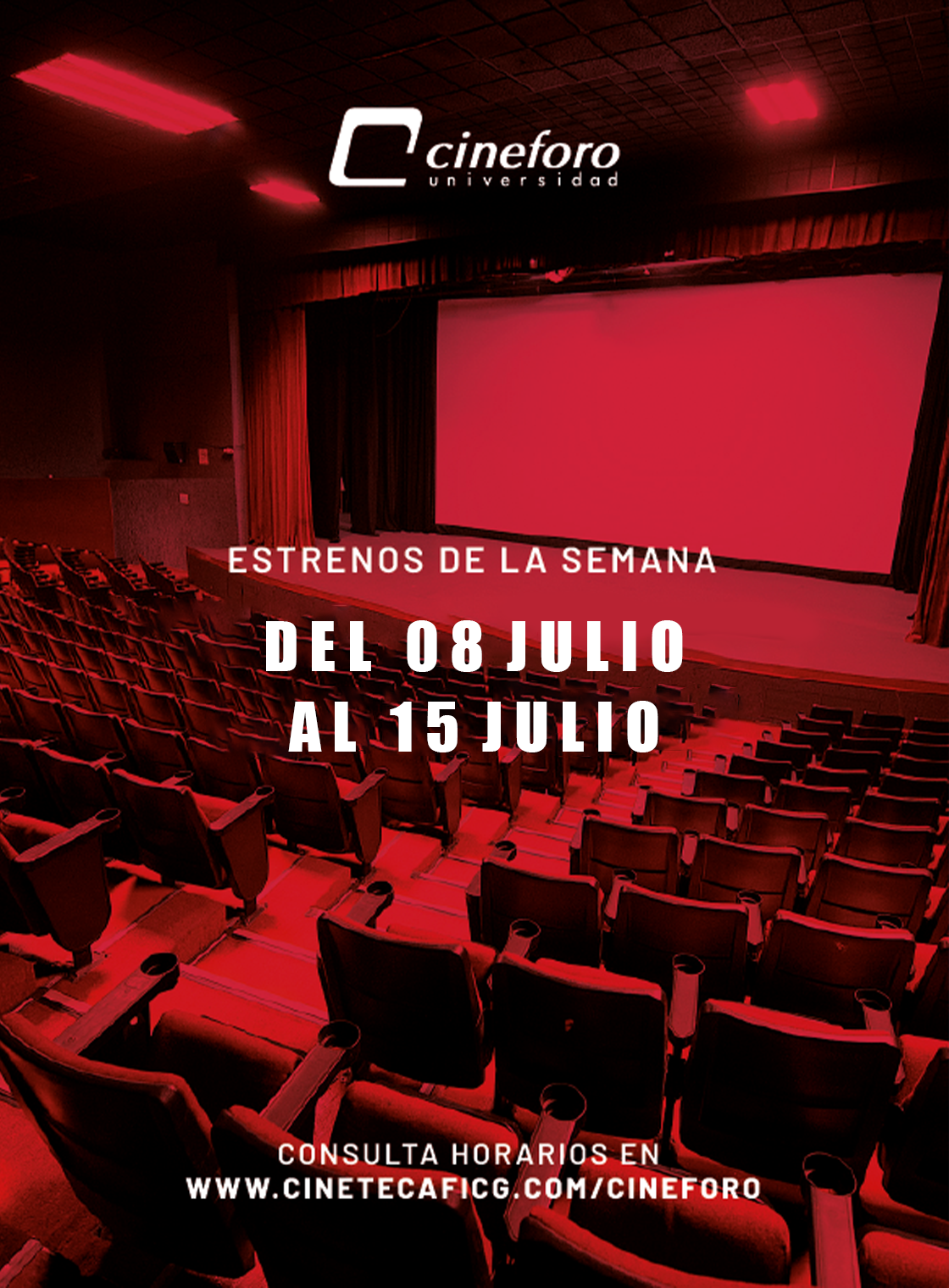 Banner de la Cartelera del Cineforo Universidad
